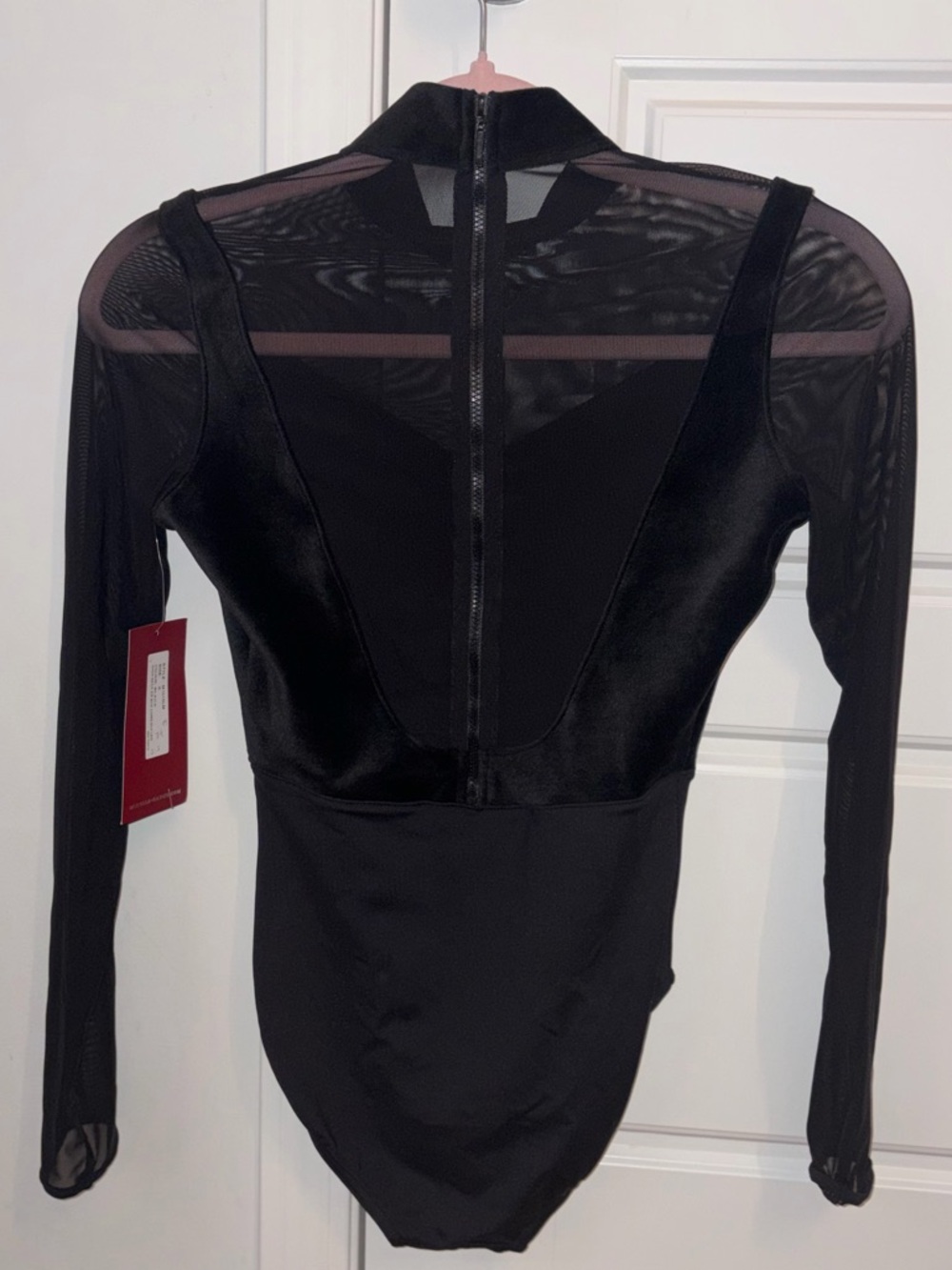 BNWT Mirella Velvet Sweetheart Bodysuit. - Picture 4 of 7